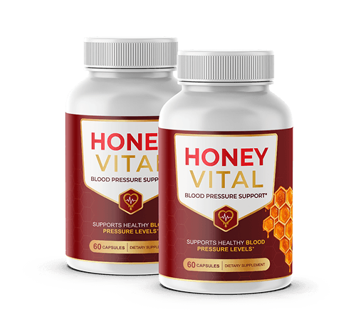 Two Honey Vital bottles